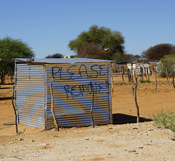 Otjinene’s mushrooming shacks a concern