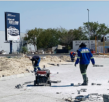 Ongwediva road  rehabilitation progressing well