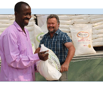 Green scheme donates maize meal 