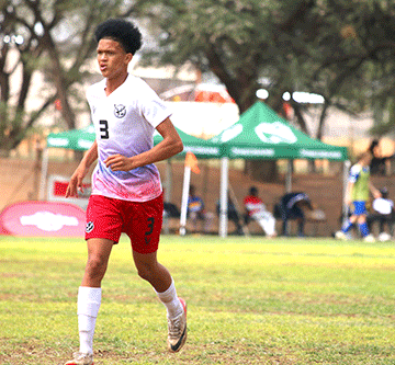 Personality of the week –  Godwin Beukes,  playmaker with an eye on the ball…has a dream to win Afcon title 