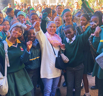 Walking Namibia …Ray Sasman’s journey for youth empowerment