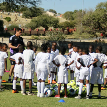 Moses van der Byl hosts Real Madrid football clinics