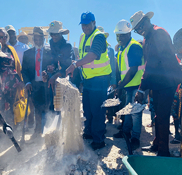 Omugulugwombashe road construction commences