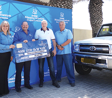 Rössing Uranium donates over N$450 000 to Omaruru District Watch