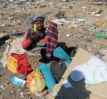 scavaging 2 Dumpsite dwellers want Covid benefits back