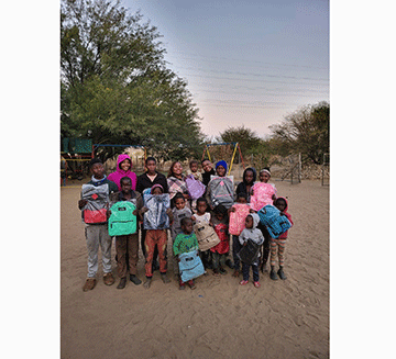 Popya with Mongai Fankam – Trading plastic bags for school bags