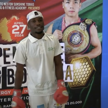 WATCH| Namibian Fillipus ‘Energy’ Nghitumbwa, and his Chinese opponent, Dekang Wang, hit the gym