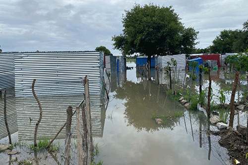 shacks Vamwe mOngwediva otava nangala va londa molwa efundja