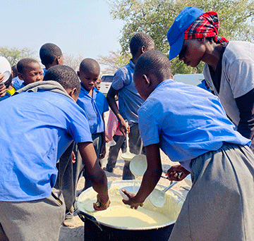 Breakfast keeps learners in school