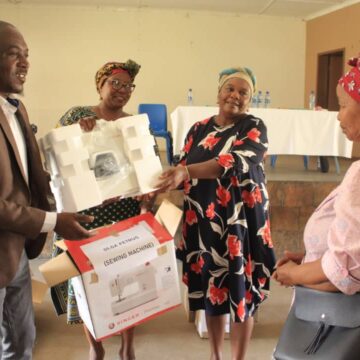 Businesswomen receive skills training, materials