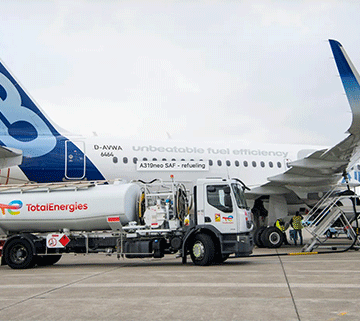 Airbus and TotalEnergies partner on sustainable fuel