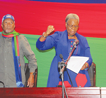 Swapo chooses unity over politics