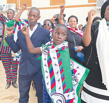 swapo Swapo cadres pay homage to Geingob
