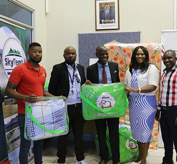 Skytents brings flood relief to Ohangwena