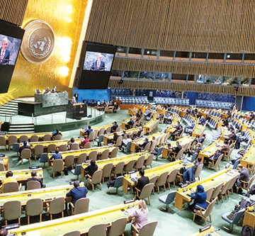 Geingob immortalised at the UN