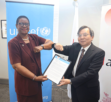 Japan aids Unicef with   N$24m for vaccines