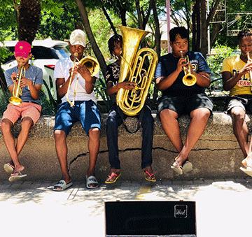 Vision Brass Band graces City Centre