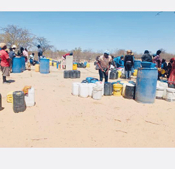 Drought forces community members to drink salty water