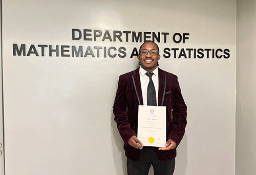 Humble beginnings of an award-winning student