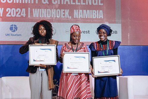 Haufiku receives Africa Youth in  Tourism Summit award