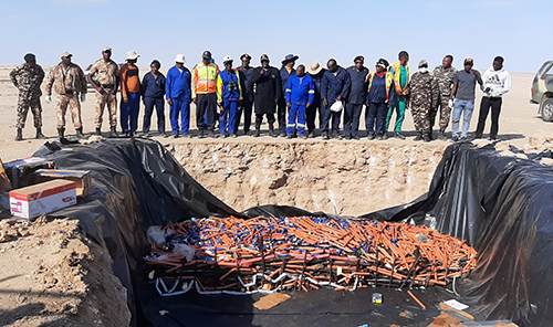 Authorities destroy over 5 000 weapons