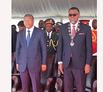 angola 1 Geingob congratulates Angola’s Lourenço