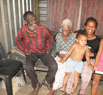 Pair of eyes, hands for blind grandparents