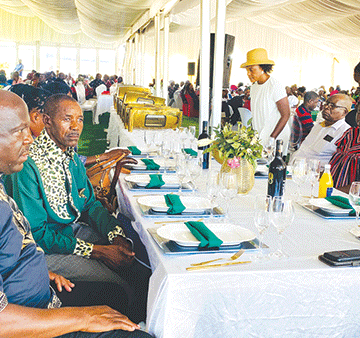 christmas 1 1 Namundjebos treat elderly to early Christmas feast