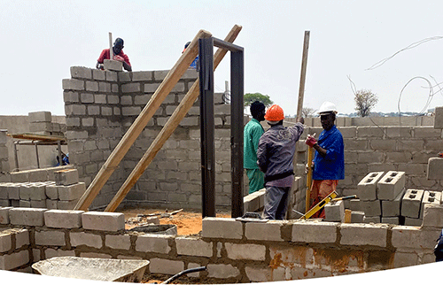 Construction activities slump