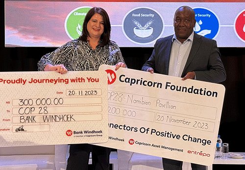 Capricorn contributes to Namibia’s COP28 pavilion