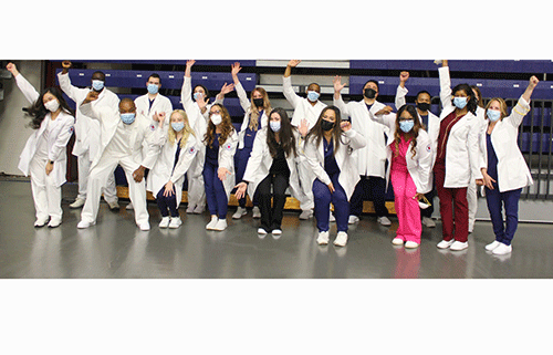 Health workers dance for health