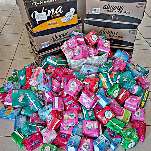 dignity Pregnant women receive dignity kits