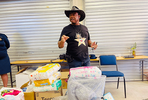Children with disability receive donation