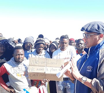 Frustrated residents invade Farm 37