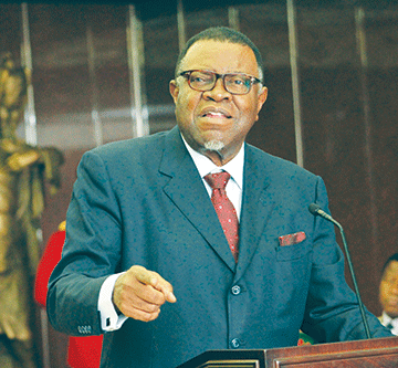 geingob 1 Namibia blasts Germany