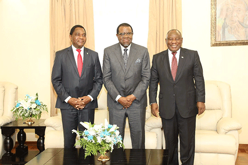 Geingob confronts regional strife…Namibia to host extraordinary troika meeting