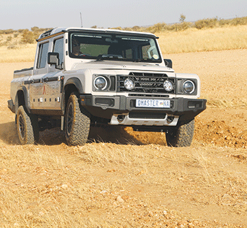 granadier INEOS GRENADIER is the desert’s new best friend