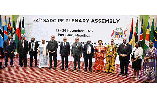 SADC PF Plenary focuses on Role of Parliaments in disaster responses