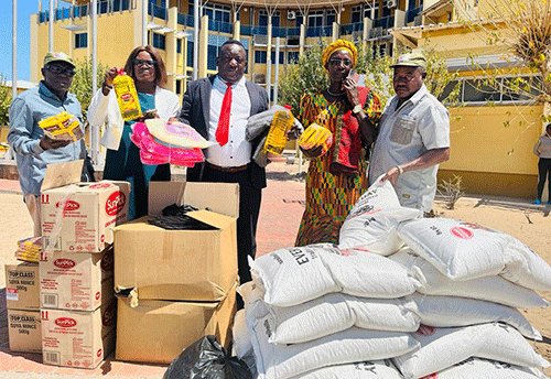 Former students to Cuba donate to Nehale Lyampingana