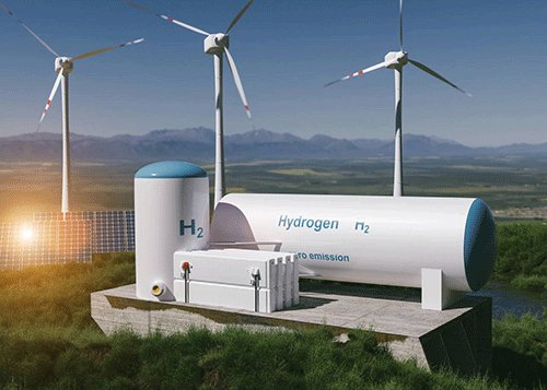 Inside green hydrogen house