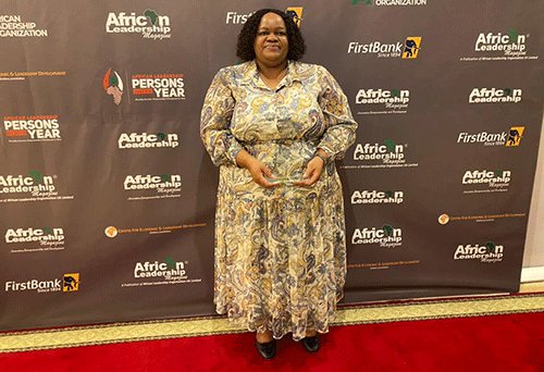 Iipumbu receives African leadership award