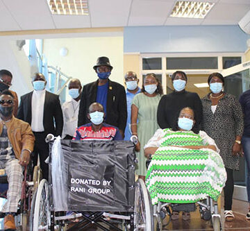 img 20220120 wa0024 Disabled persons received wheelchairs