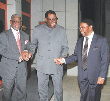 Friends, foes, friends again … How Kapofi revived Geingob, Gurirab, Hamutenya ties