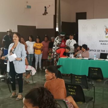 karasburg Governor encourages youth to learn from hardship