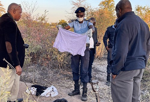 Police discover lung, clothes in shallow grave