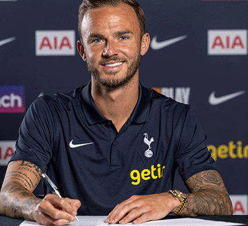 Tottenham buy Maddison from relegated Leicester