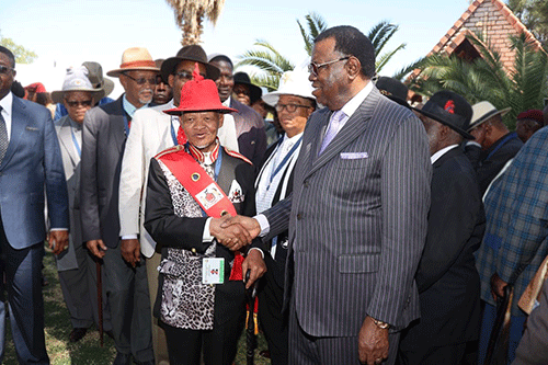 Traditional leaders hail chief Kooper