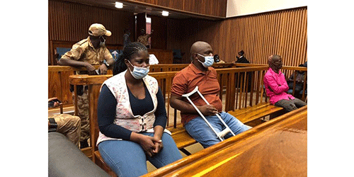 Murder accused parents in the dock