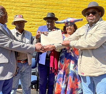 Ongombe donates to Okamatapati school 