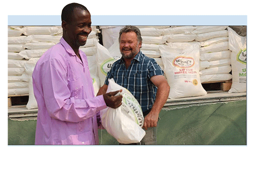 Green scheme donates maize meal 